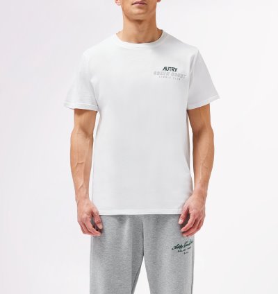 Camiseta Autry Tenis Club Court Hombre Blancas | XGUTUVD