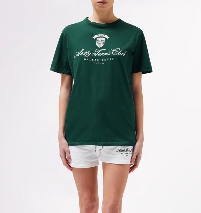 Camiseta Autry Tenis Club Mujer Verde | 6YM5KB4