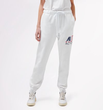 Pantalones Autry Iconic Logo Mujer Blancas | 9K9QXLQ