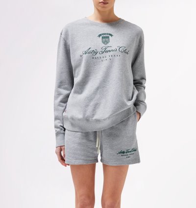 Sudaderas Autry Tenis Club Mujer Gris | 5LZJMED