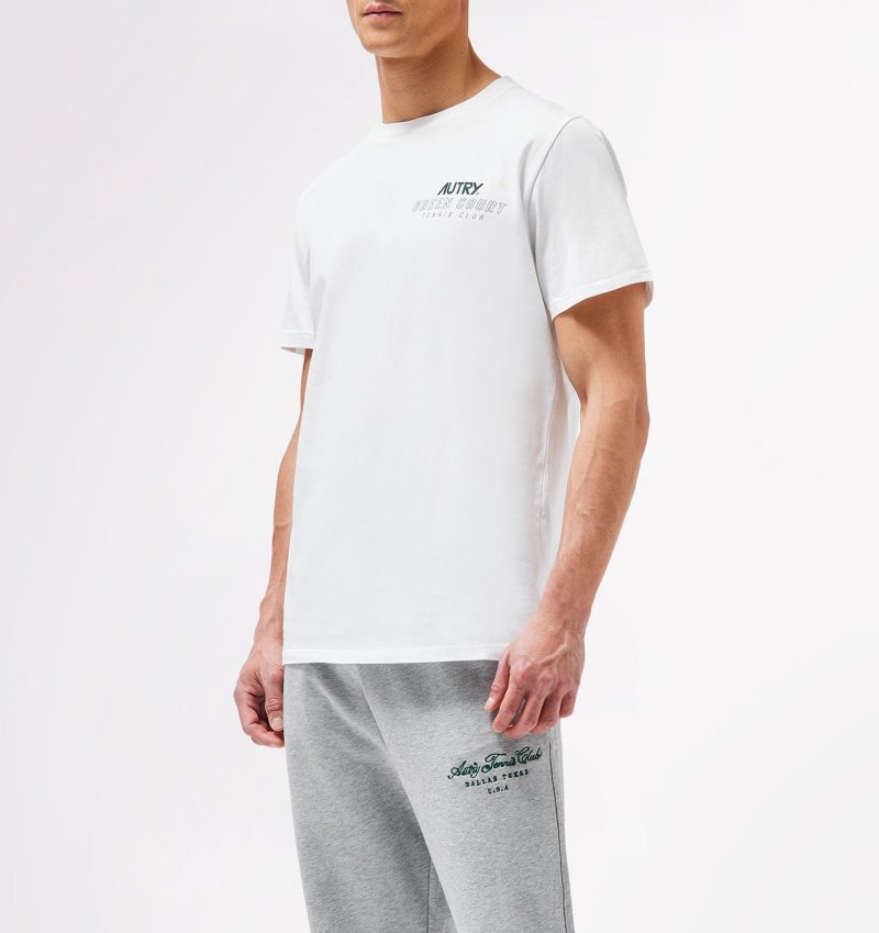 Camiseta Autry Tenis Club Court Hombre Blancas | XGUTUVD