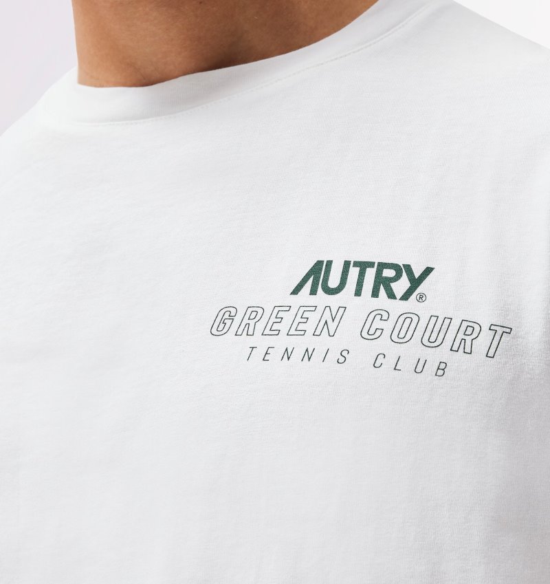 Camiseta Autry Tenis Club Court Hombre Blancas | XGUTUVD