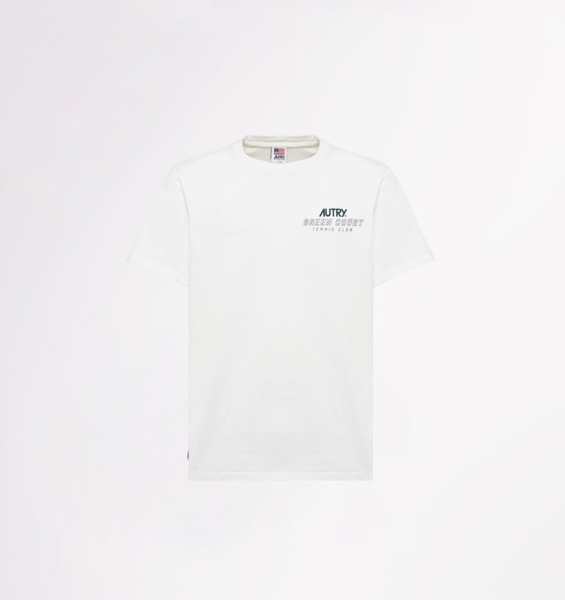 Camiseta Autry Tenis Club Court Hombre Blancas | XGUTUVD