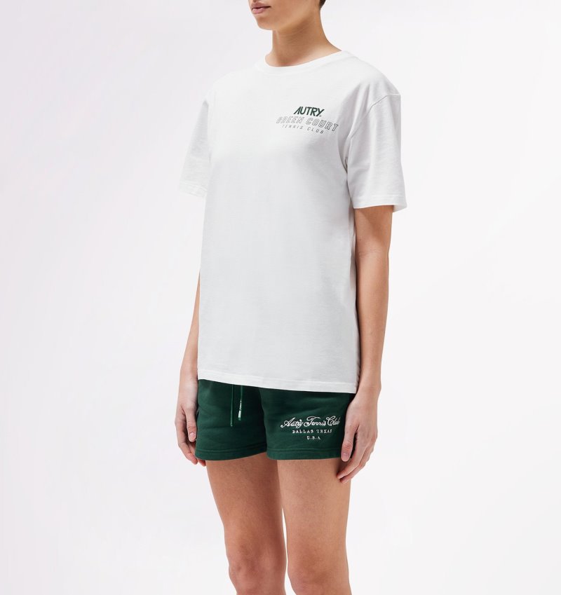 Camiseta Autry Tenis Club Court Mujer Blancas | 82U6EFG