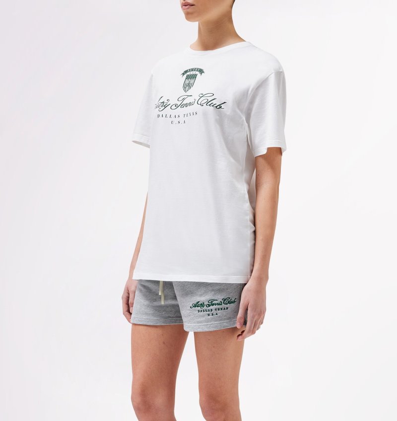 Camiseta Autry Tenis Club Mujer Blancas | JZQY1J4