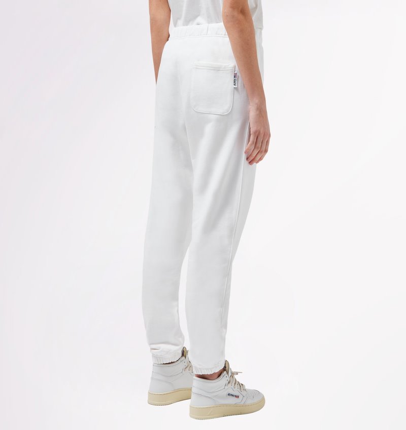 Pantalones Autry Iconic Logo Mujer Blancas | 9K9QXLQ