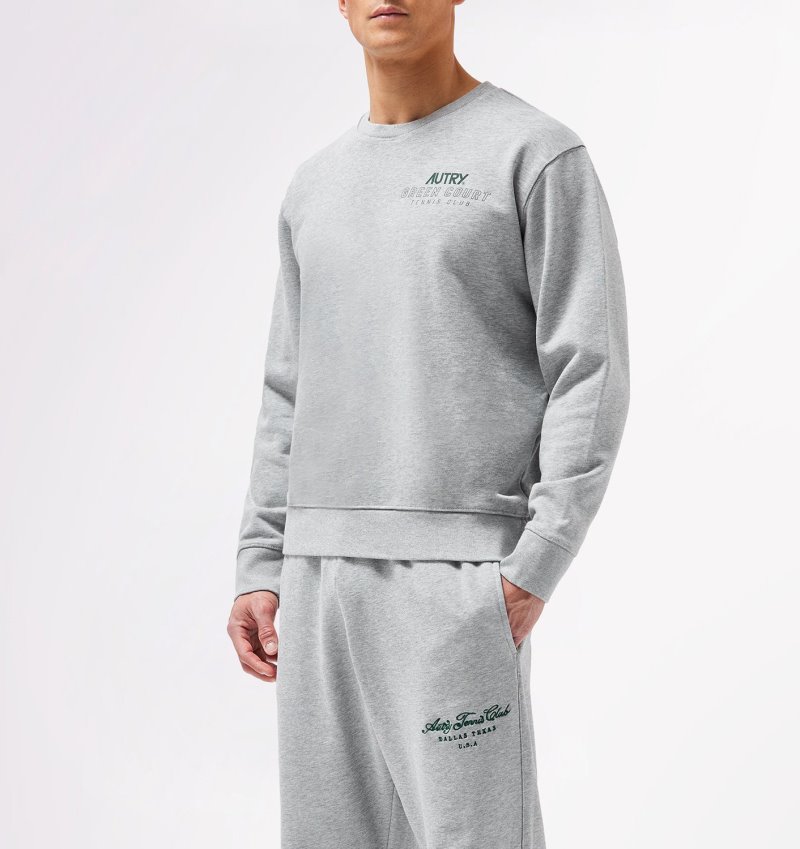 Sudaderas Autry Tenis Club Court Hombre Gris | 8TF75J1