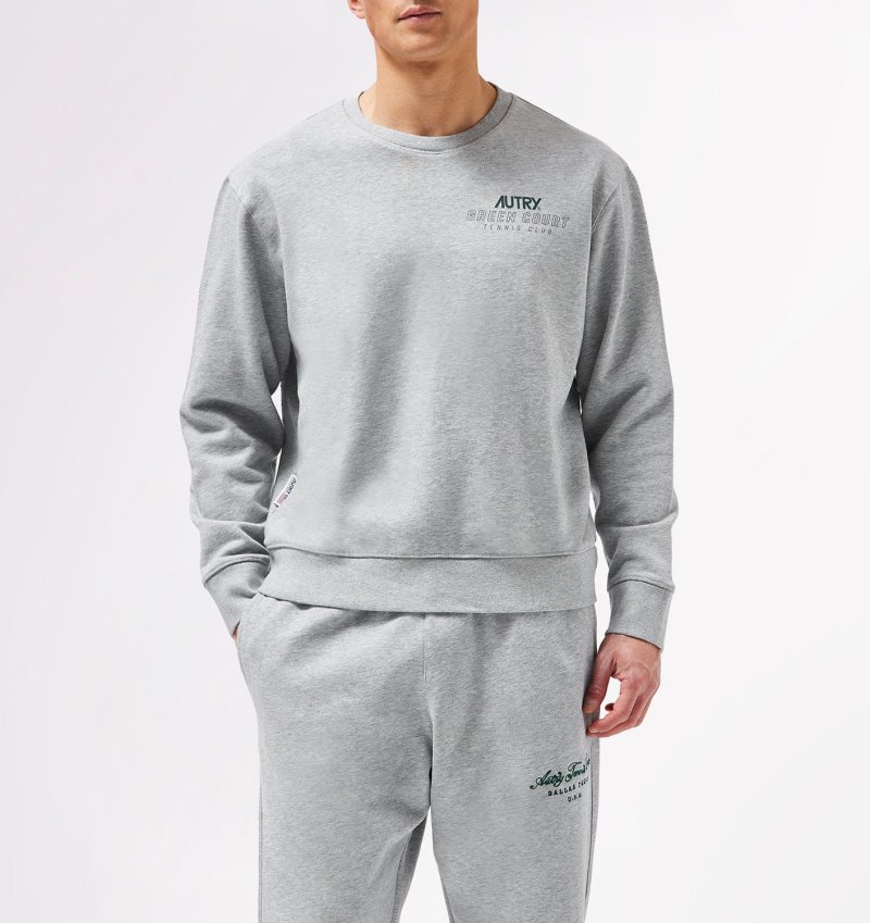 Sudaderas Autry Tenis Club Court Hombre Gris | 8TF75J1