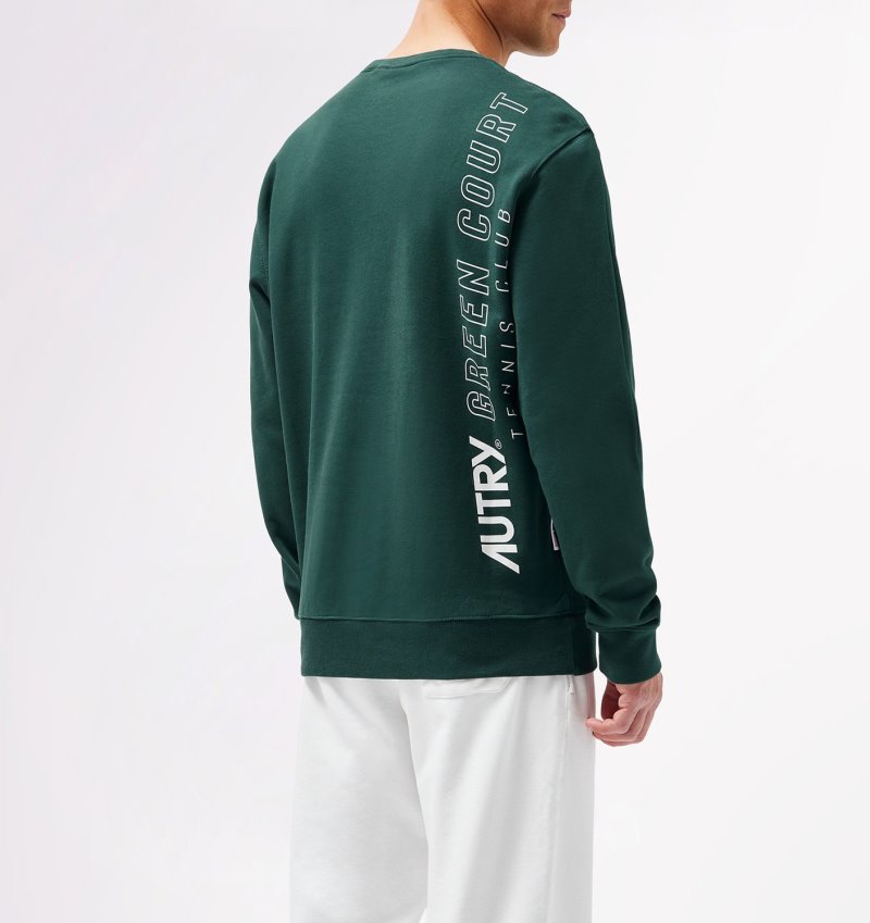 Sudaderas Autry Tenis Club Court Hombre Verde | TAINZYE