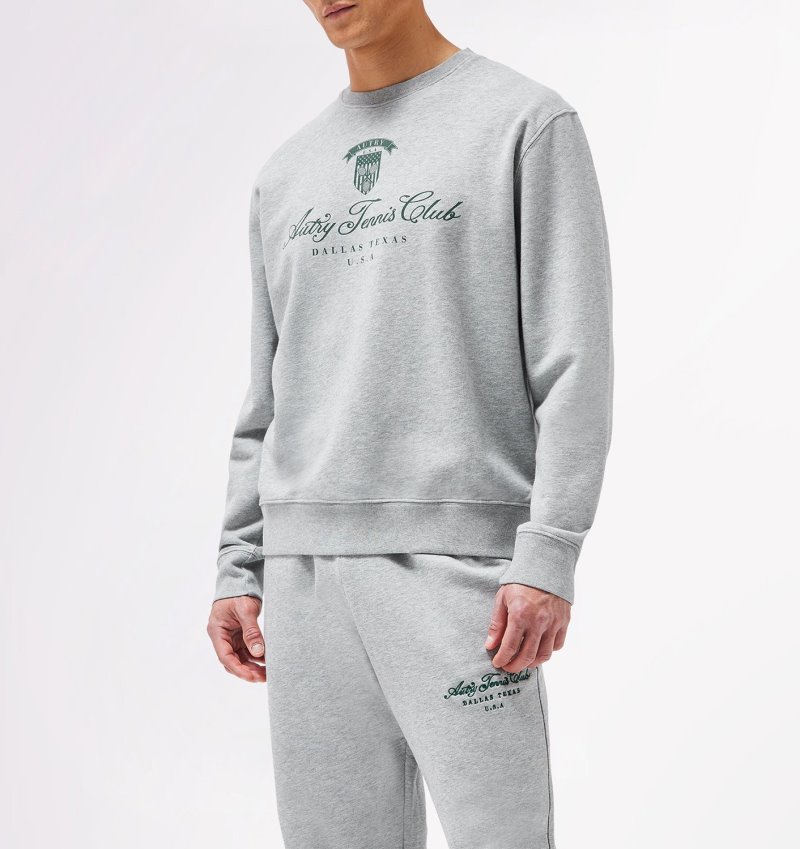 Sudaderas Autry Tenis Club Hombre Gris | AKIYMSX