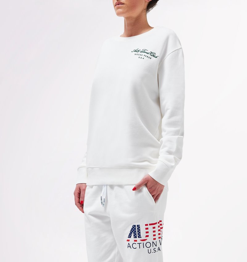 Sudaderas Autry Tenis Club Mujer Blancas | 1HEAR6S