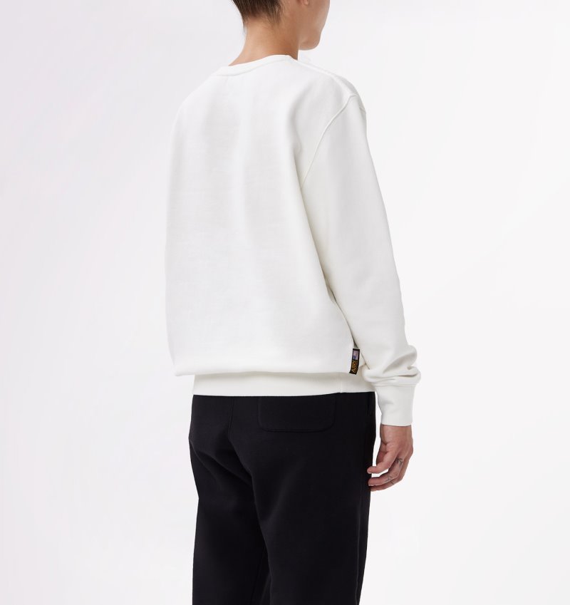 Sudaderas Autry Tenis Crew Neck Mujer Blancas | QZTLYJB