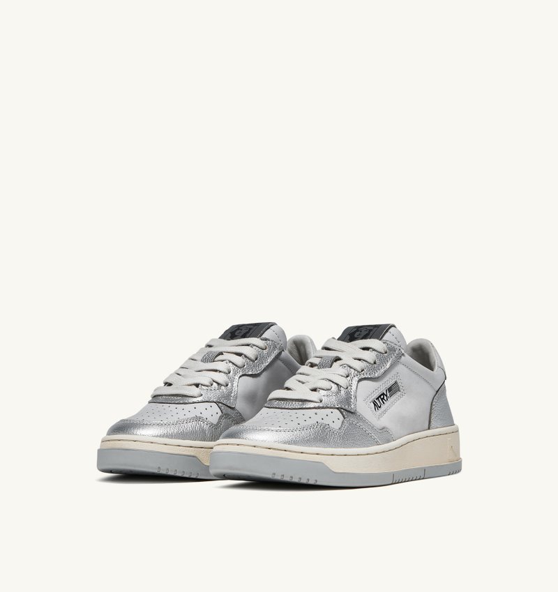 Zapatillas Autry Liberty Open Low Hombre Gris Plateadas | IU2E5ZB