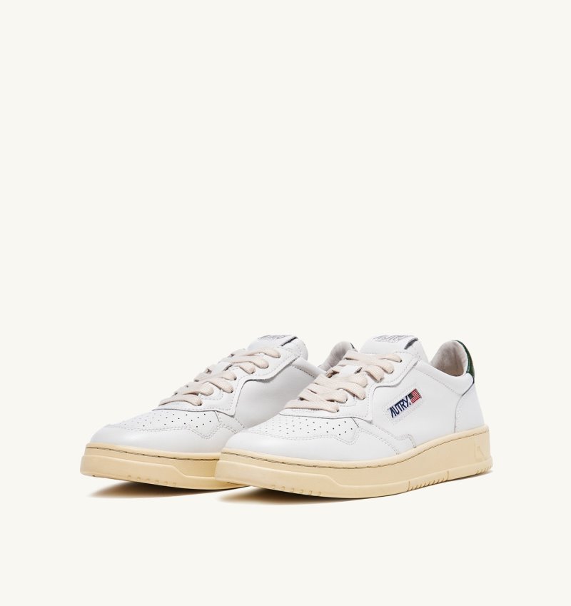 Zapatillas Autry Medalist Low Hombre Blancas Verde | KSGO097