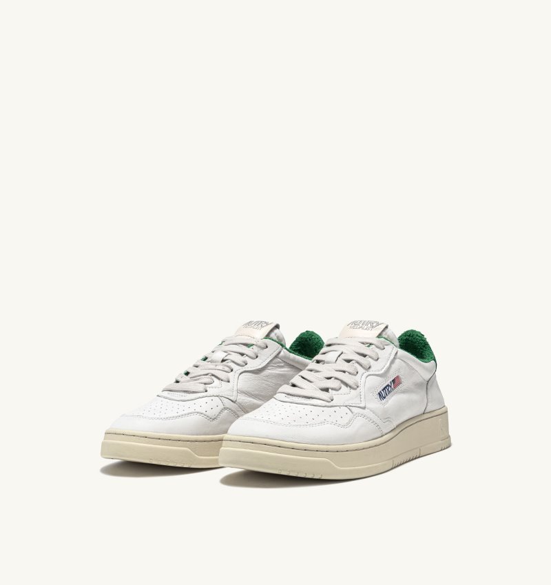 Zapatillas Autry Medalist Low Hombre Blancas Verde | T1RR6X5