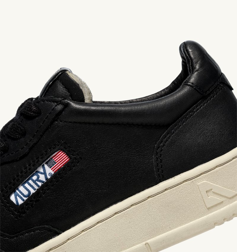 Zapatillas Autry Medalist Low Hombre Negras | 2KKFMO1