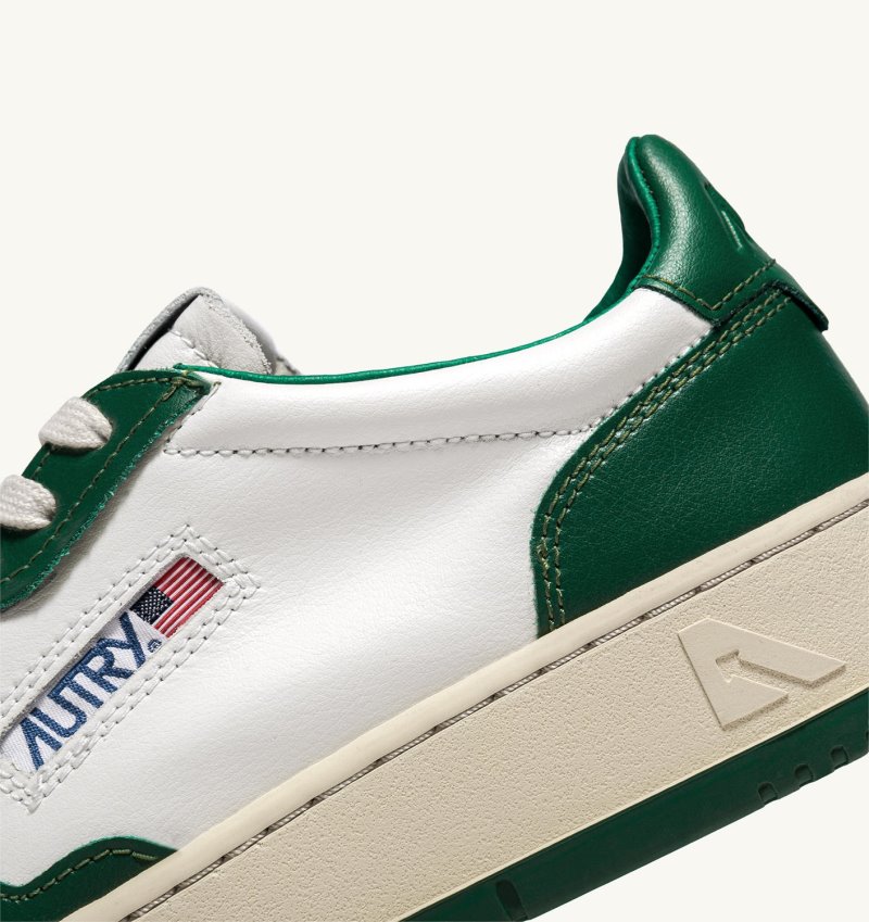 Zapatillas Autry Medalist Low Mujer Blancas Verde | 7THMQDB