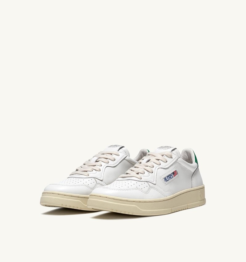 Zapatillas Autry Medalist Low Mujer Blancas Verde | RPDJAXN