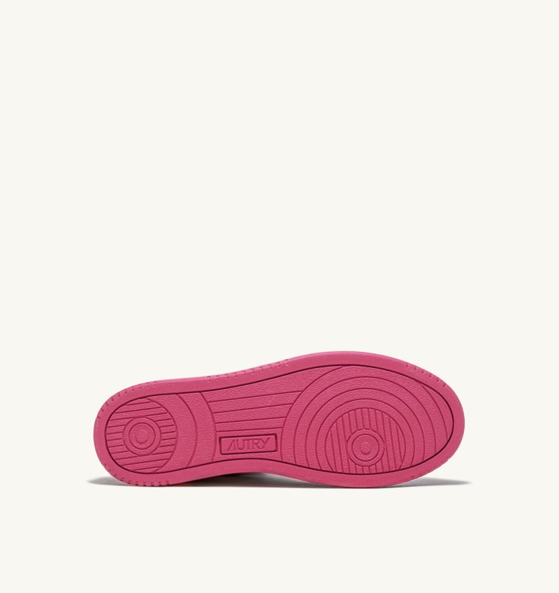 Zapatillas Autry Medalist Low Mujer Blancas Fucsia | WDPBSGR