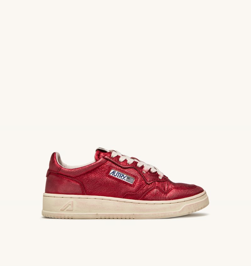 Zapatillas Autry Medalist Low Mujer Rojas | 0PVVWYB