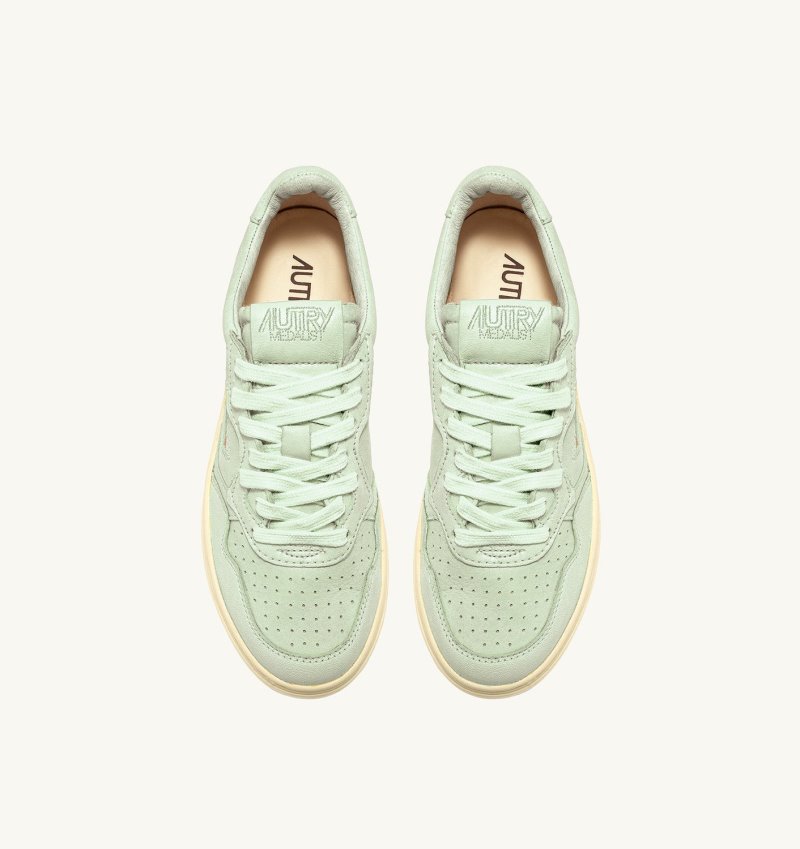 Zapatillas Autry Medalist Low Mujer Verde | SNKQGKF