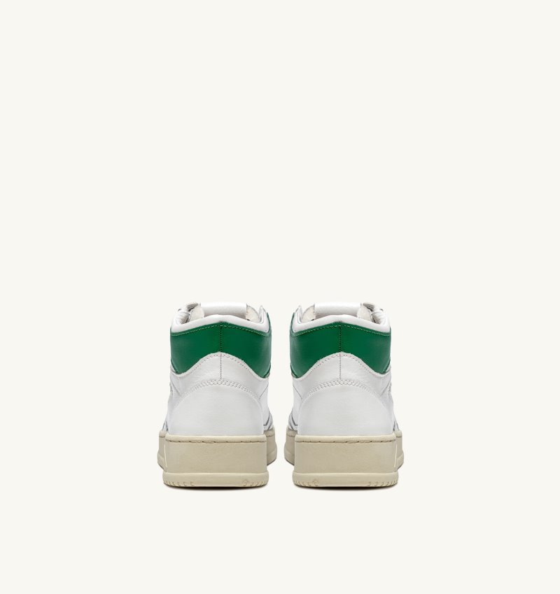 Zapatillas Autry Medalist Mid Hombre Blancas Verde | 6QCP4F2