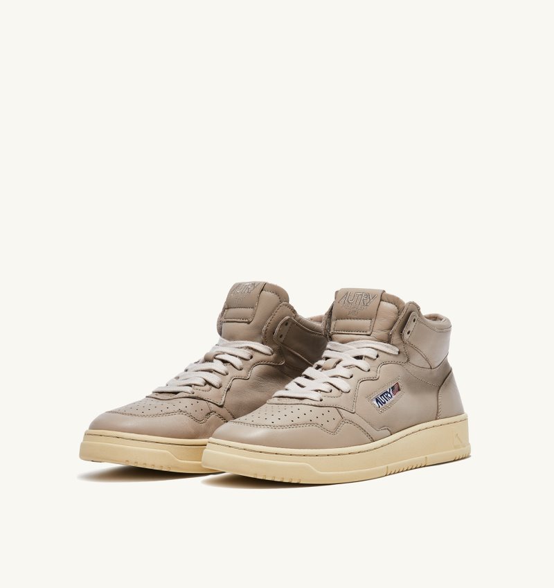 Zapatillas Autry Medalist Mid Hombre Gris | AMCZQBS