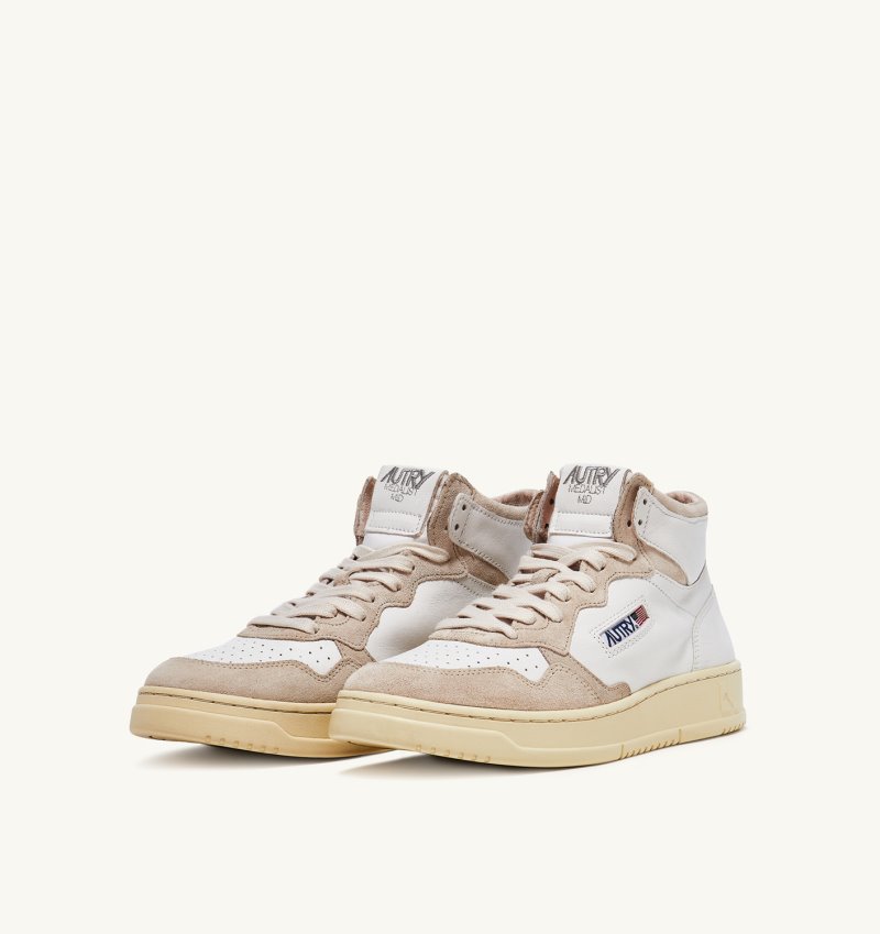 Zapatillas Autry Medalist Mid Mujer Blancas | KIL7CK5