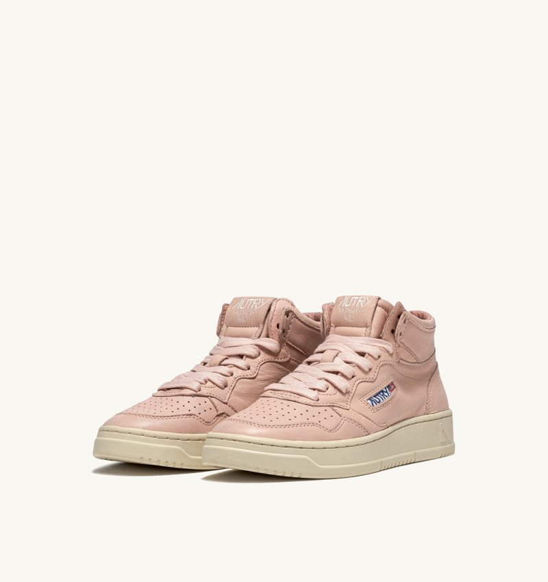 Zapatillas Autry Medalist Mid Mujer Rosas | BI3IE9C