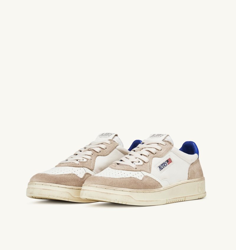 Zapatillas Autry XXXX Hombre Blancas Beige Azules | CQ2HDIF