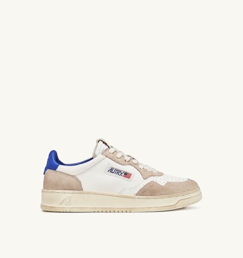 Zapatillas Autry XXXX Hombre Blancas Beige Azules | CQ2HDIF